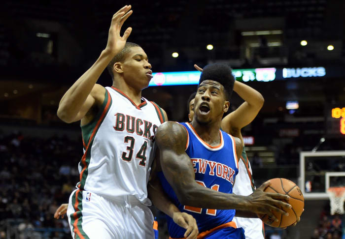 Iman Shumpert Knicks Giannis Antetokounmpo Bucks
